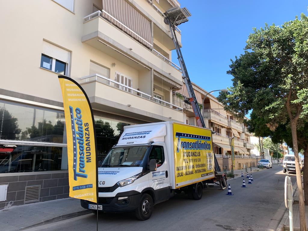 Mudanzas con elevador Palma de Mallorca
