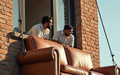 ¿Cuánto cuesta subir un sofá por la ventana en Palma?